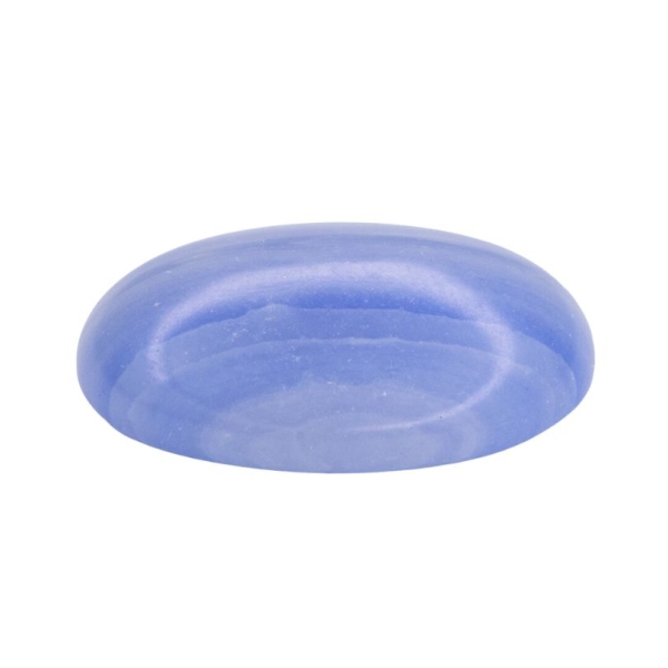 Achat Cabochon gefärbt - hellblau 18x13x5 mm